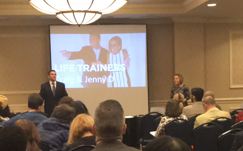 Craig and Jenny empowering hundreds of entrepreneurs in NYC to take control of their lives to 
boost productivity and increase fulfillment and freedom.
